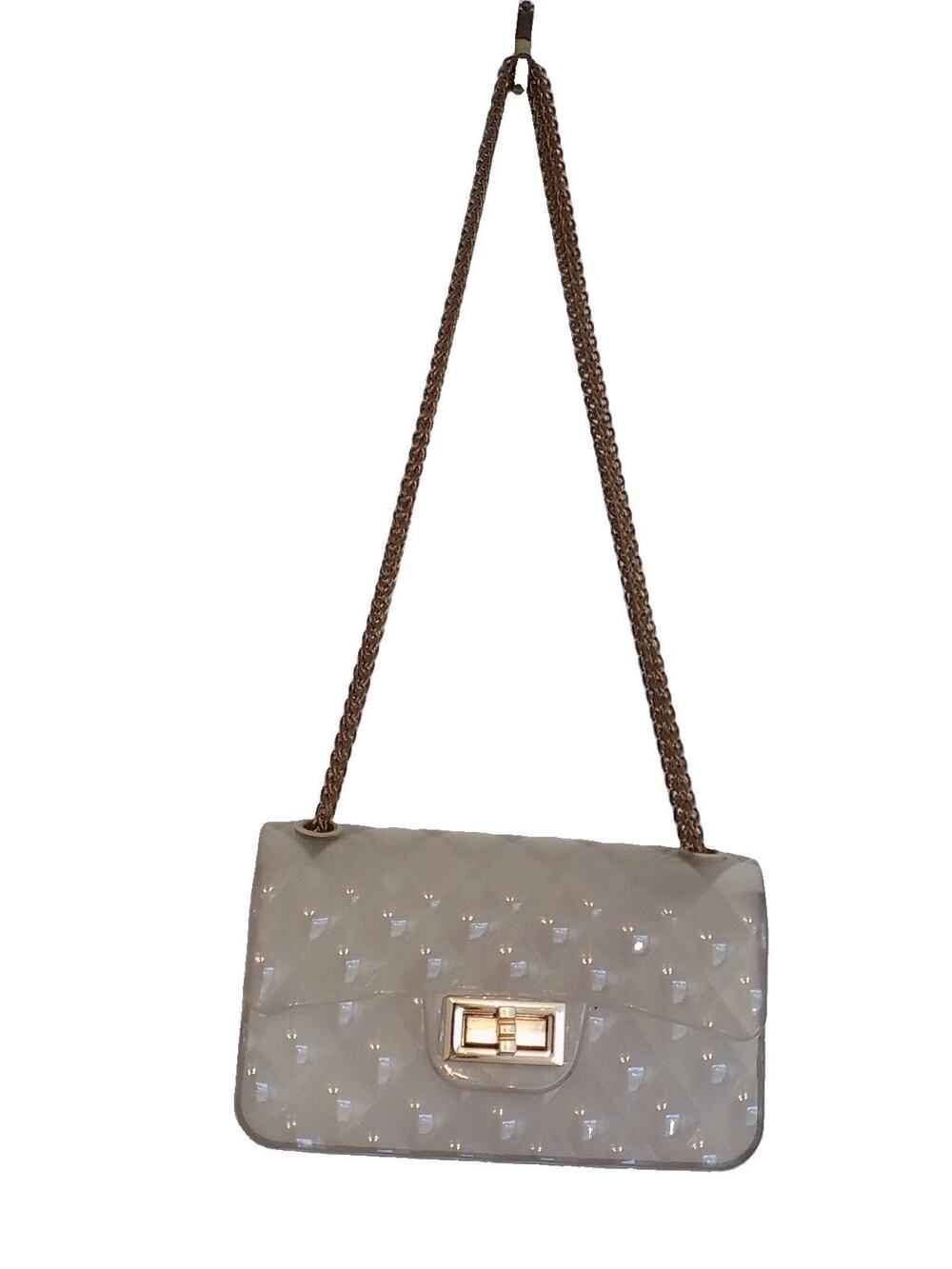 Clear jelly purse crossbody handbag